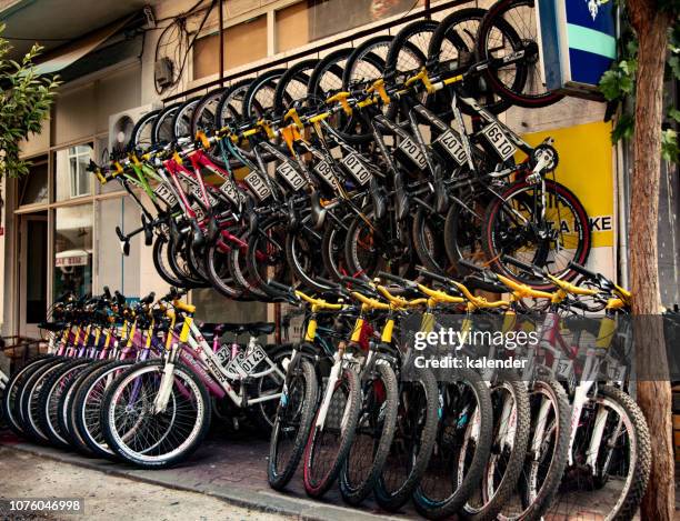 Bicycle On Rent 400 Rental Bicycle Stand Stock Photos, High-Res Pictures, and Images ...