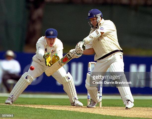 Brad Hodge of Victoria in action, in the Pura Cup match between Victoria and New South Wales, played at Punt Rd Oval in Melbourne, Australia....
