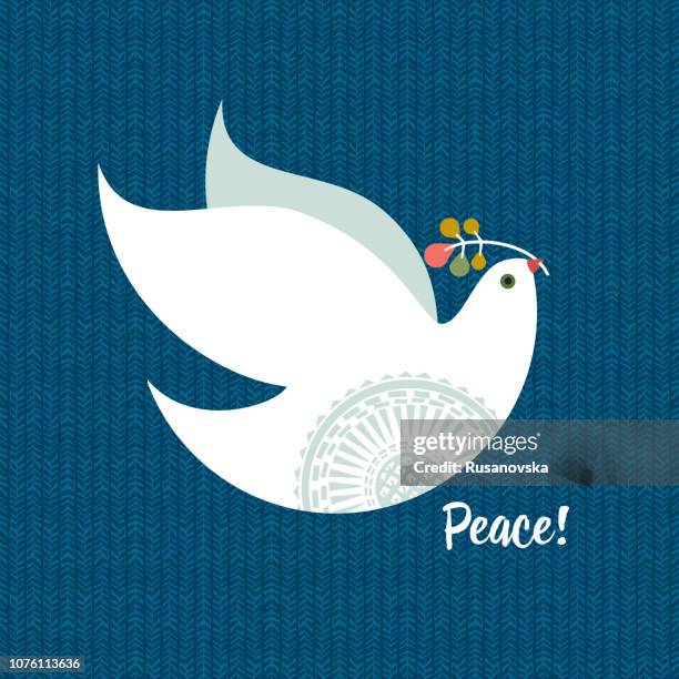 stockillustraties, clipart, cartoons en iconen met kerst duif - in het water duiken