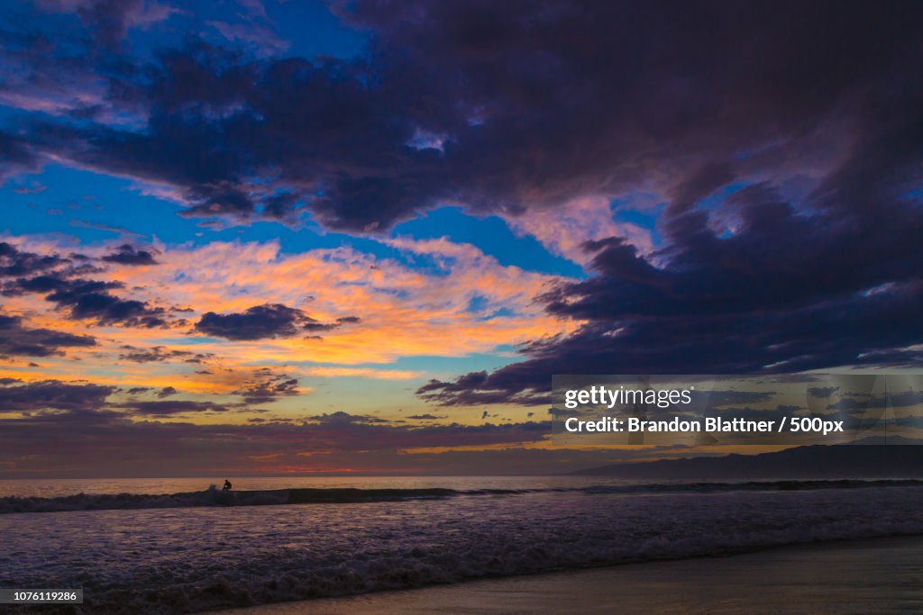 Surfer at Sunset
