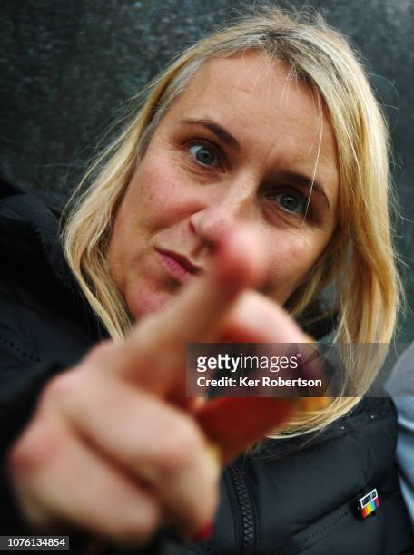 Emma Hayes the Chelsea Women's manager seen during the FA Women's Super League match between Chelsea and Reading at The Cherry Red Records Stadium on...