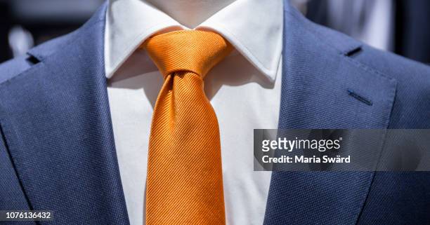 details of dressed man clothes - ties foto e immagini stock