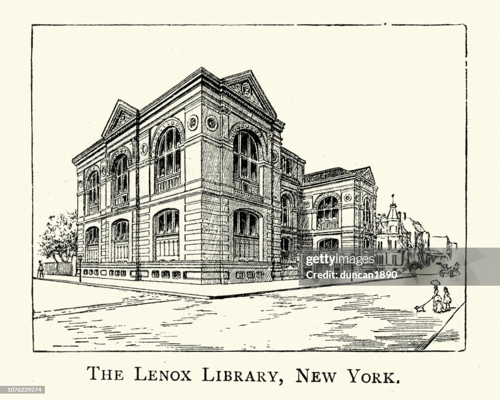 American Architecture, Lenox Library, New York City, 19th Century
