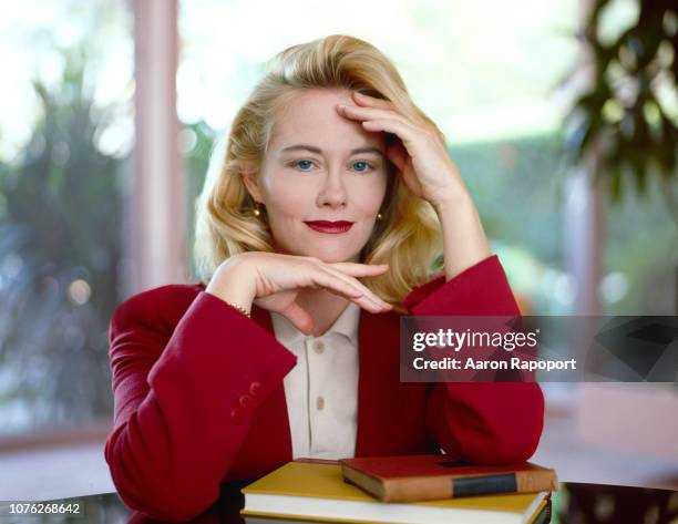 Actress Cybill Shepherd poses for a portrait in December 1987 in Los Angeles, California.