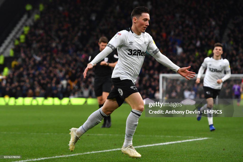 Derby County v Middlesbrough - Sky Bet Championship - Pride Park