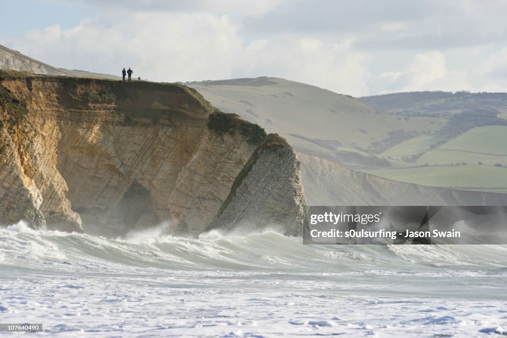 Take care, cliff edges can be dangerous