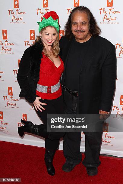 Sunny Lane and Ron Jeremy arrive to Kathy Griffin In Concert at Gibson Amphitheatre on December 16, 2010 in Universal City, California.