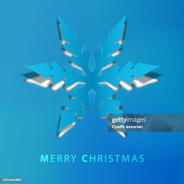 papercut art snowflake - perforated paper stock illustrations