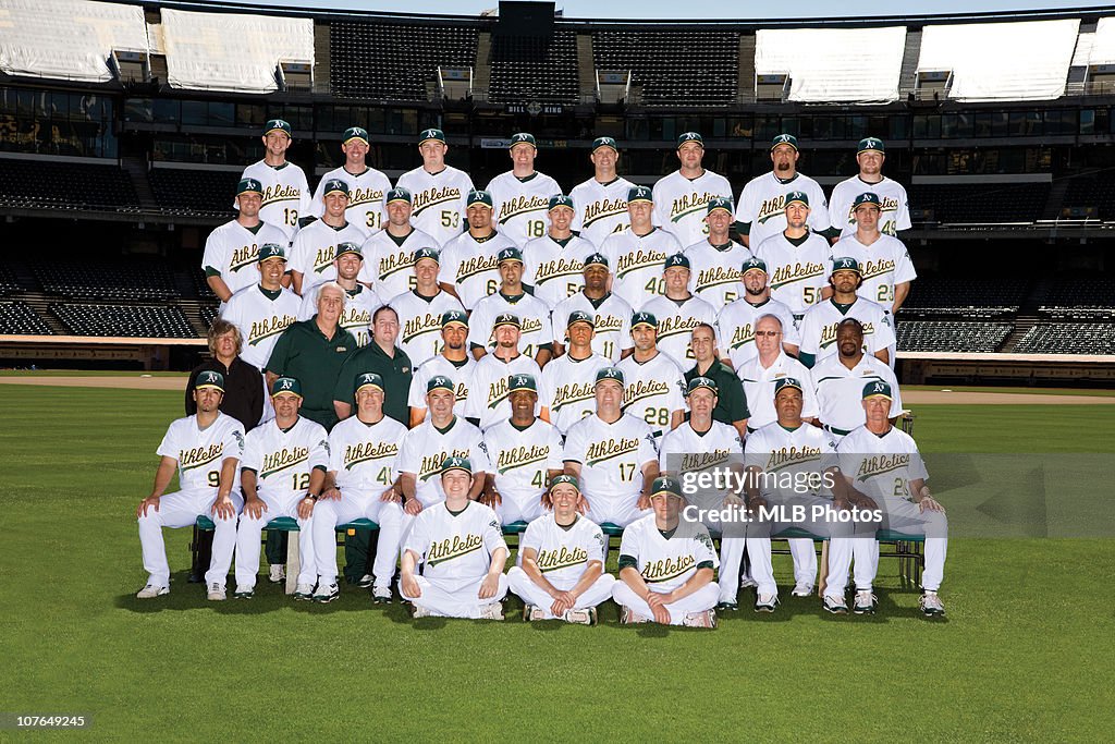 2010 Oakland Athletics Team Photo
