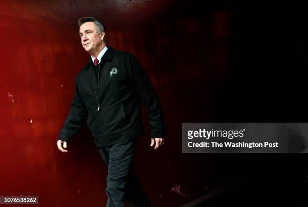 Washington Redskins General Manager Bruce Allen before the game between the Washington Redskins and the Philadelphia Eagles at FedEx Field on Sunday,...