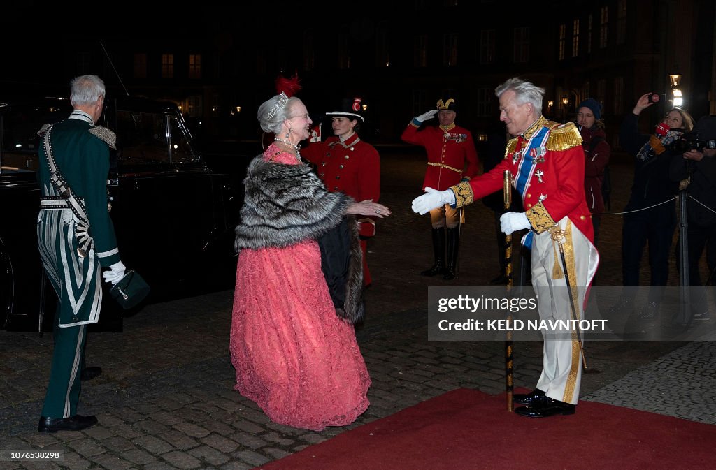 DENMARK-ROYALS-BANQUET