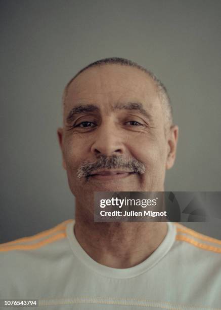 Decathlete Daley Thompson poses for a portrait on February 2018 in Monaco, France.