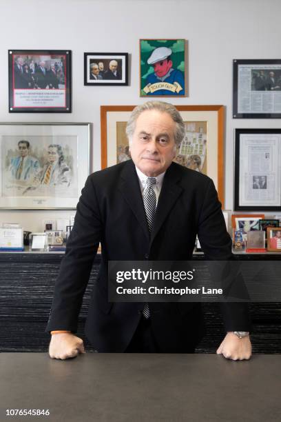 Defense attorney Benjamin Brafman is photographed for The Times UK on March 1, 2018 in New York City.