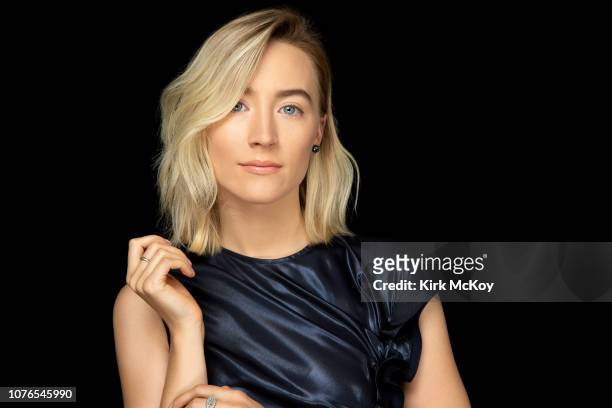 Actress Saoirse Ronan is photographed for Los Angeles Times on December 20, 2018 in Bel Air, California. PUBLISHED IMAGE. CREDIT MUST READ: Kirk...