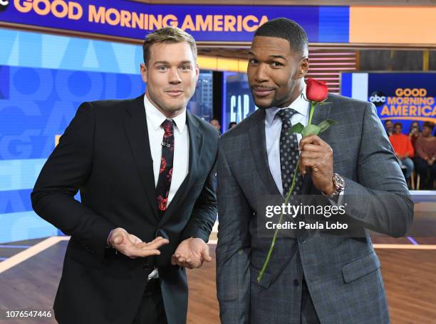 Colton Underwood, the star of the 23rd season of Walt Disney Television via Getty Images's hit romance reality series "The Bachelor" is a guest on...