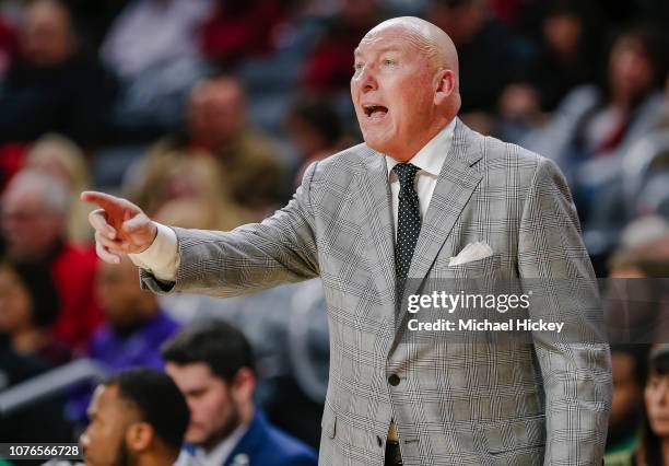 Head coach Mike Dunleavy Sr. Of the Tulane Green Wave is seen during the game against the Cincinnati Bearcats at Fifth Third Arena on January 2, 2019...