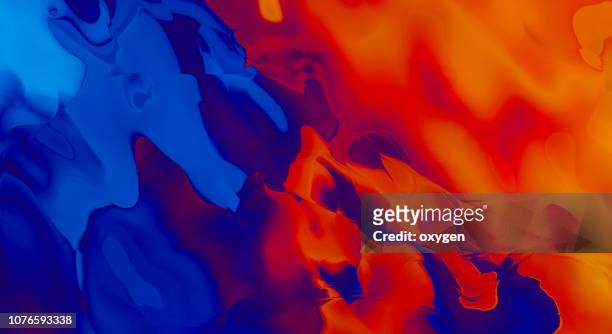 fire and lightning conceptual background - warm kalt stock-fotos und bilder