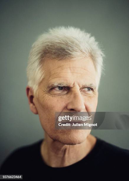 Swimmer Mark Spitz poses for a portrait on February 2018 in Monaco, France.