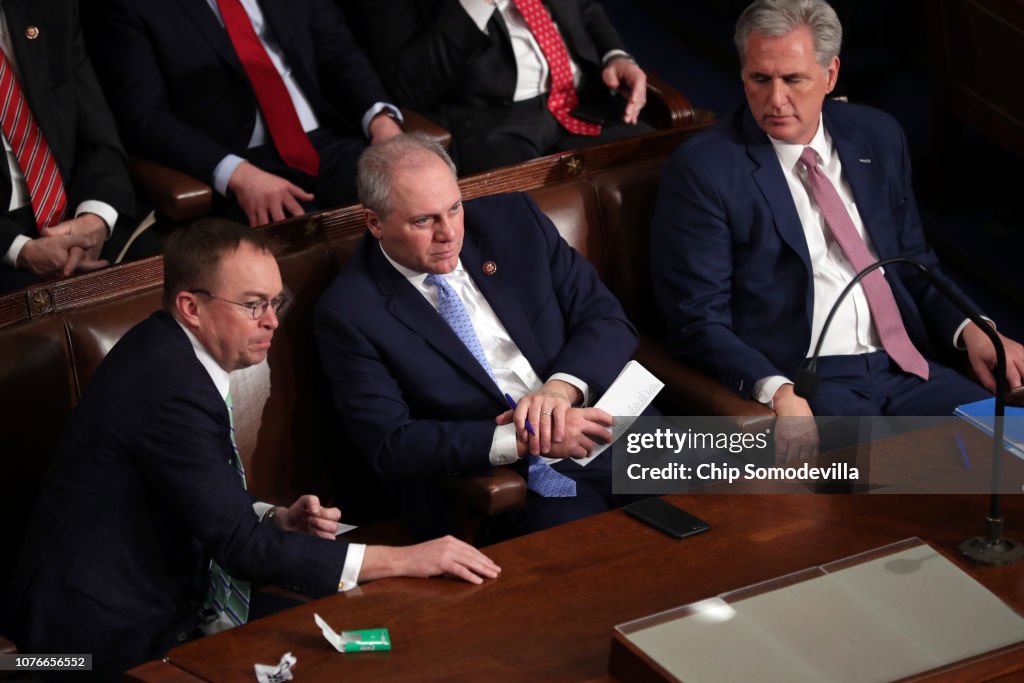 House Of Representatives Convenes For First Session Of 2019 To Elect Nancy Pelosi (D-CA) As Speaker Of The House