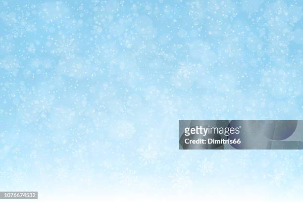 snow_background_snowflakes_softblue_2_expanded - full frame stock illustrations