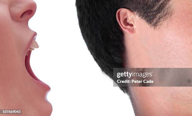 Shouting In Ear Shouting In Ear Photos and Premium High Res Pictures - Getty Images