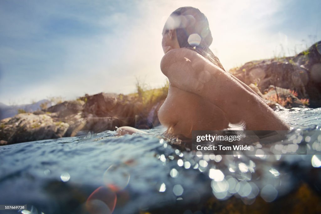 Girl in water