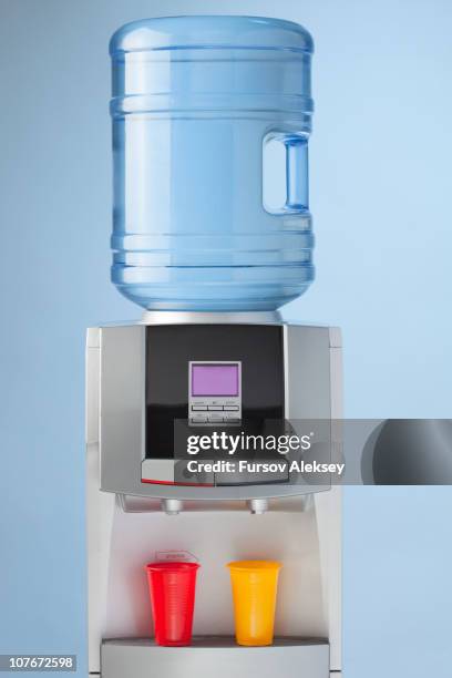 modern water cooler - watercooler stock pictures, royalty-free photos & images