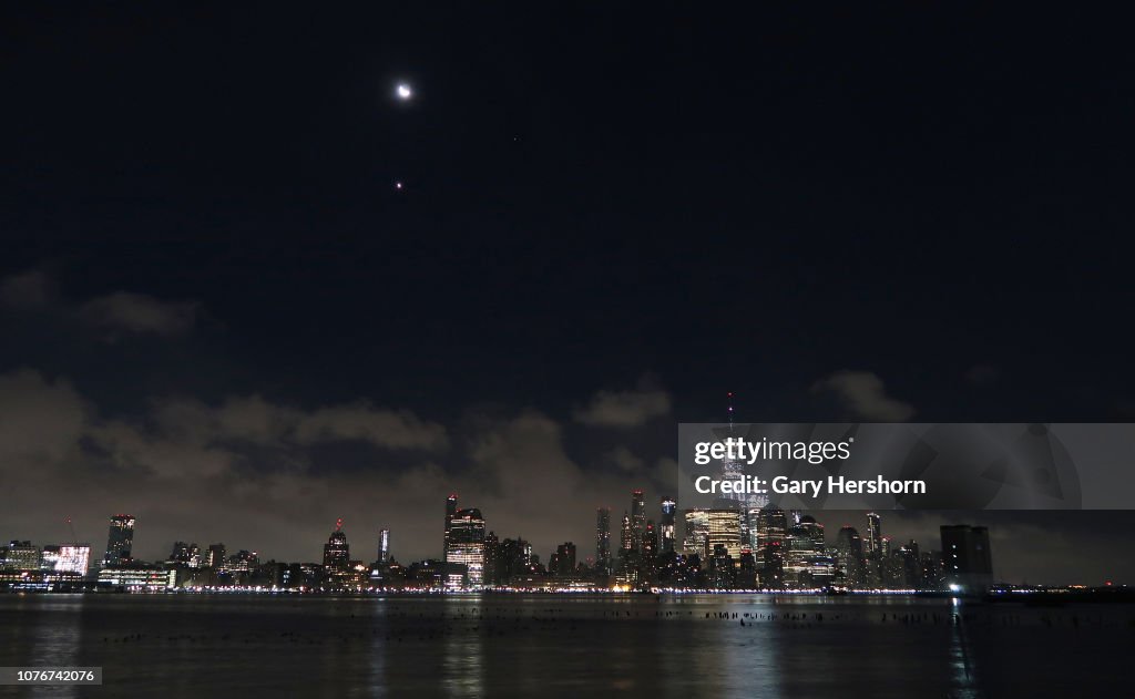 The Moon, Venus and Spica rise in the Pre-Dawn Sky