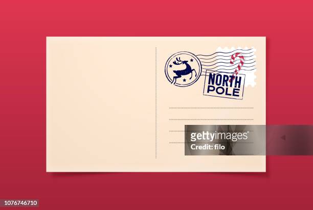 weihnachten urlaub postkarte - postkarte stock-grafiken, -clipart, -cartoons und -symbole