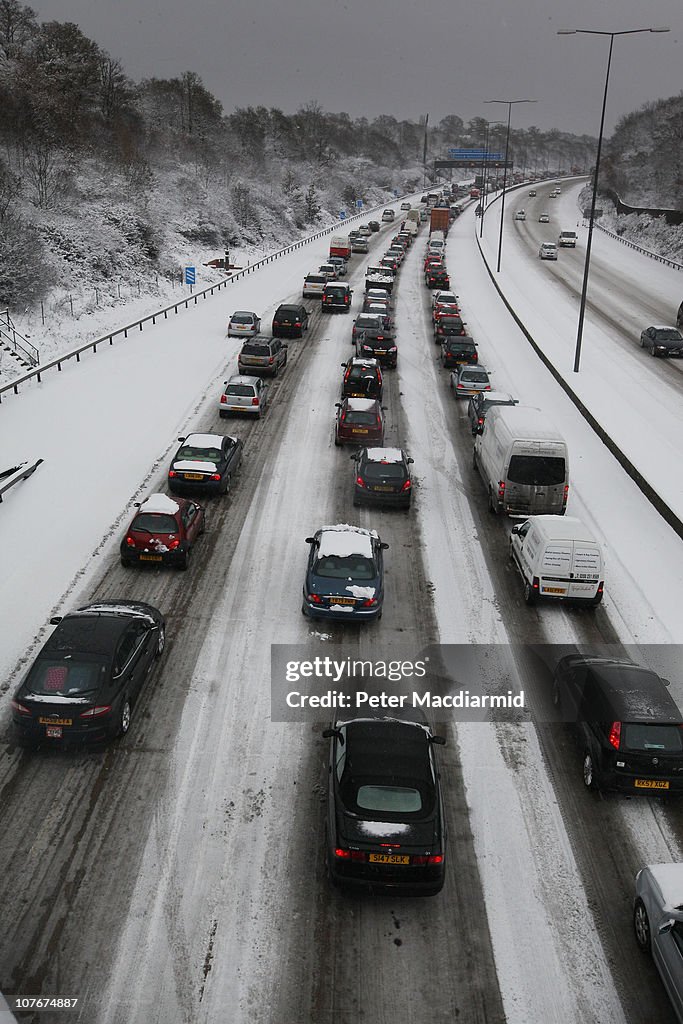 Snowfall Continues To Bring Chaos To The UK