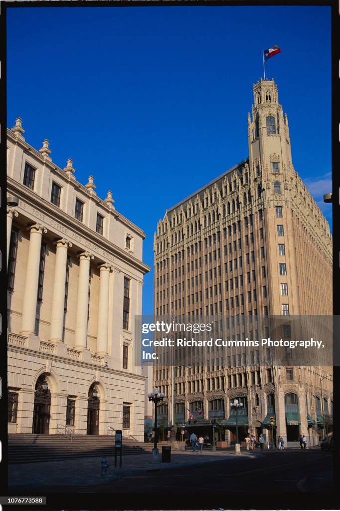 San Antonio Court House and Emily Morgan Hotel