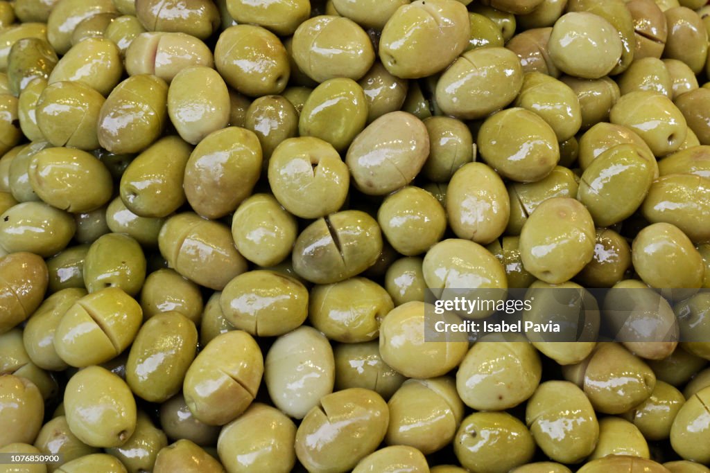 Full frame of Fresh olives