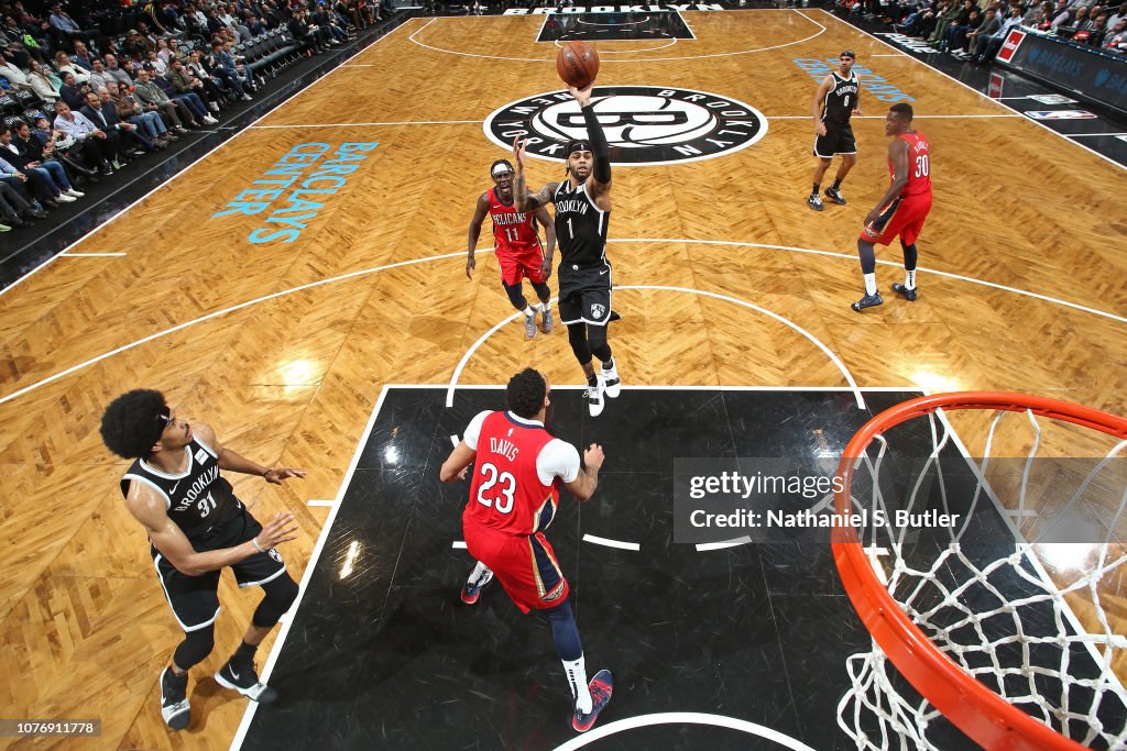 New Orleans Pelicans v Brooklyn Nets