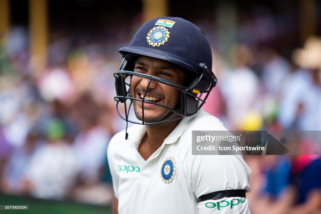 CRICKET: JAN 03 4th Test Match - India at Australia
