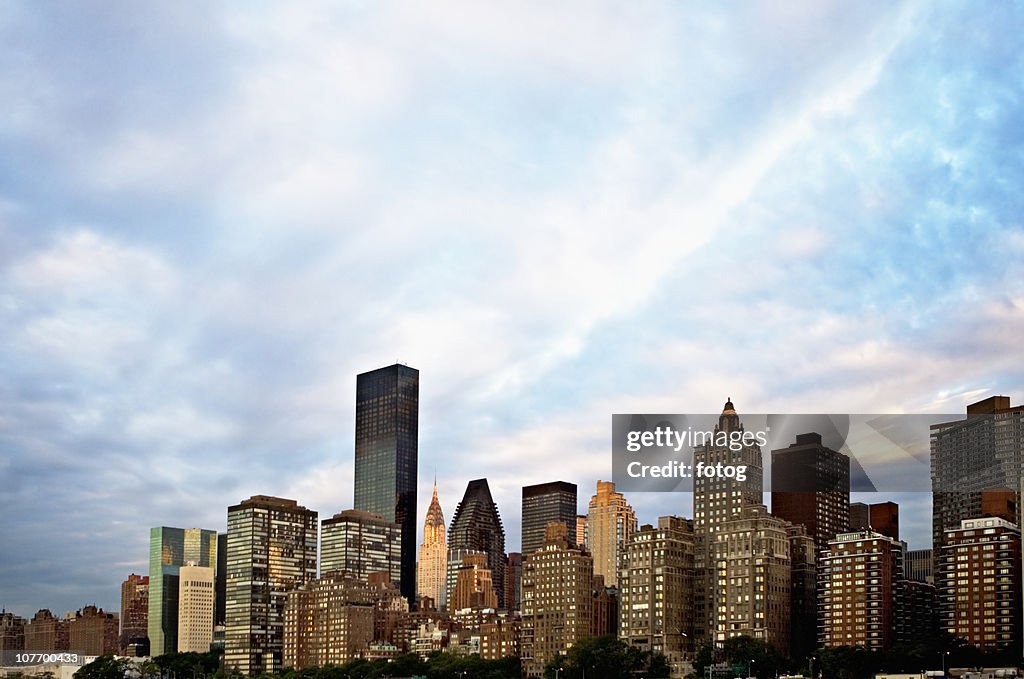 USA, New York State, New York City, Manhattan skyline