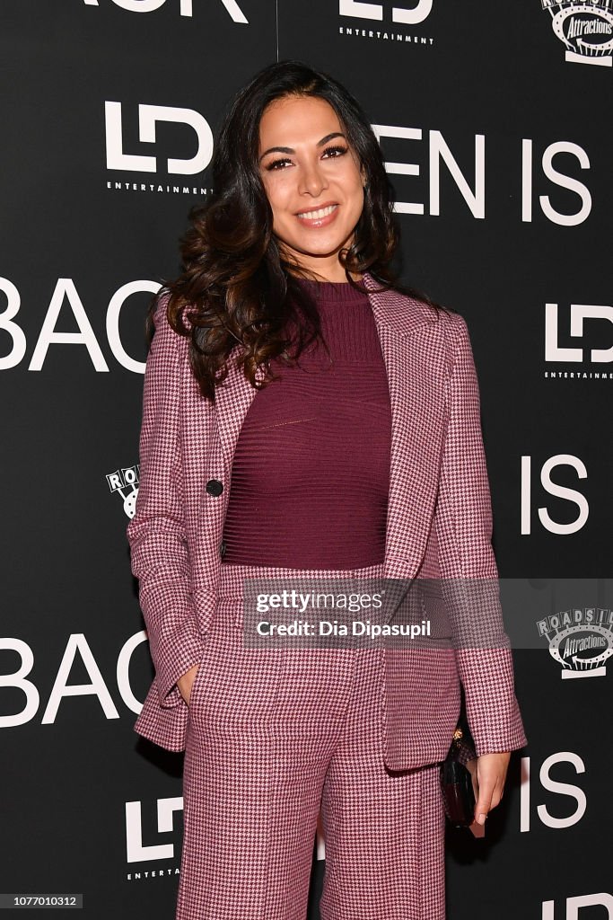 Moran Atias attends the "Ben is Back" New York premiere at AMC Loews