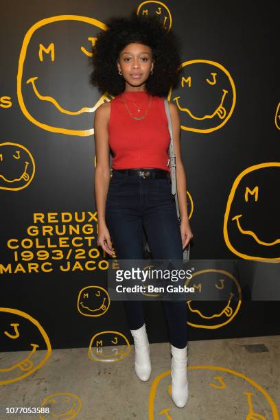Anajah Hamilton attends as Marc Jacobs, Sofia Coppola & Katie Grand celebrate The Marc Jacobs Redux Grunge Collection and the opening of Marc Jacobs...