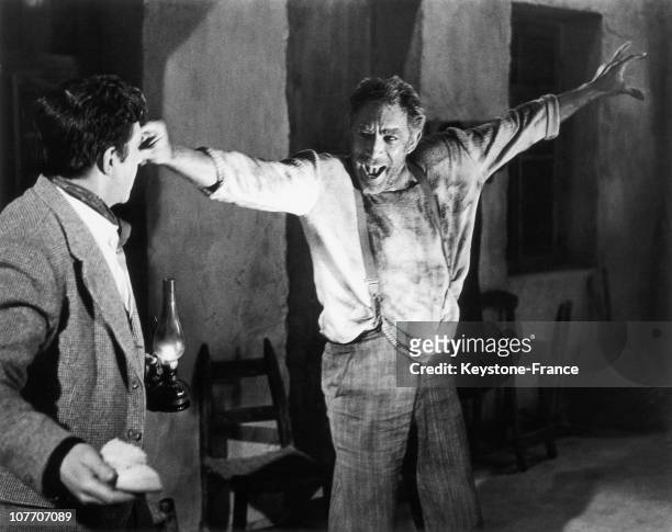 Actors Anthony Quinn And Alan Bates In the film " Zorba The Greek" by Michael Cacoyannis