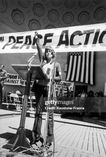 Meeting For Peace In Vietnam, Central Park, New York.