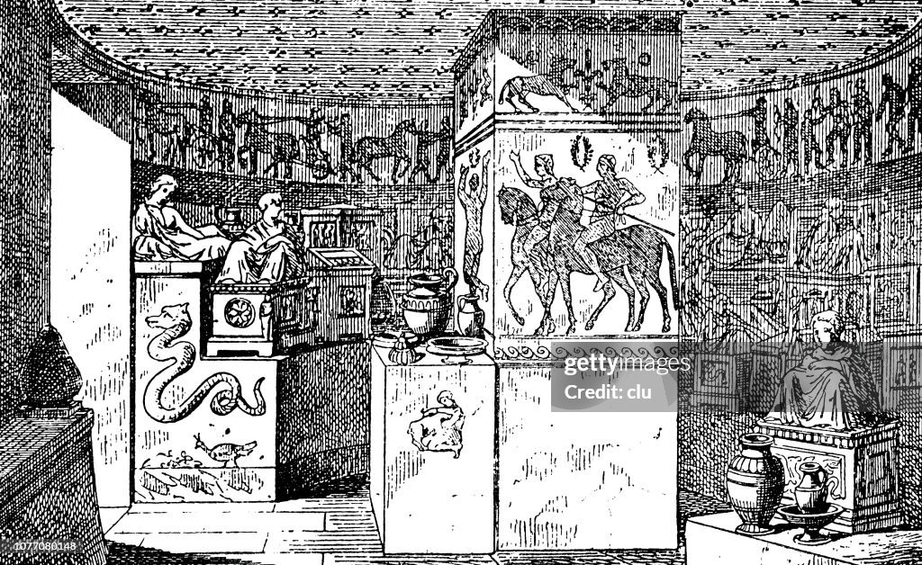 Ancient rome, Burial chamber at Volterra