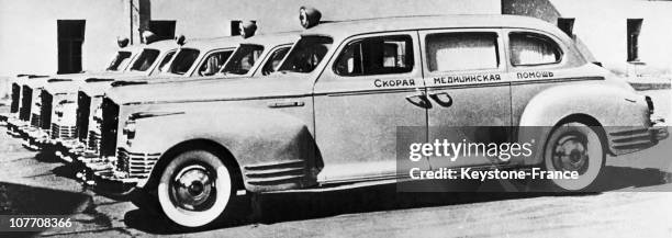 The Stations Are Equipped Ambulances Moscow Auto Sis 110 On August 19Th 1952.