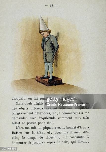 The Dunce Cap In A Book Published About In 1900.