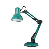 Turquoise table lamp in a classic style