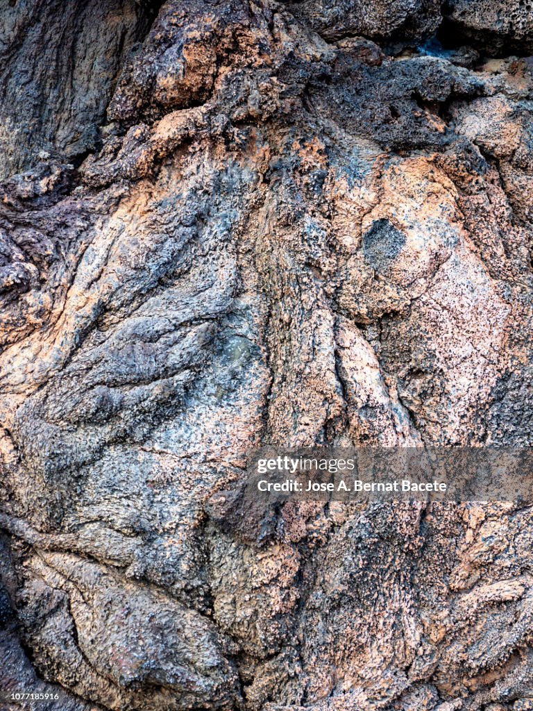 Valcona Rocks Texture Complete Setting Of The Textures Of The Face Of A Volcanic Rock With ...