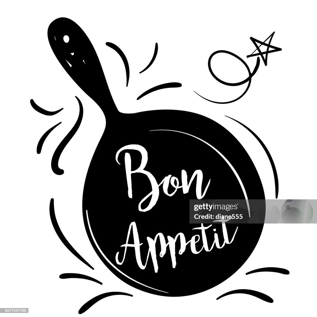 Cooking Label With Text