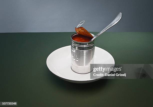Canned Beans Still Life, Foto de stock