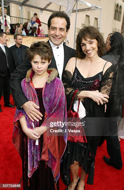 Tony Shalhoub with wife Brooke Adams and daughter Sophie