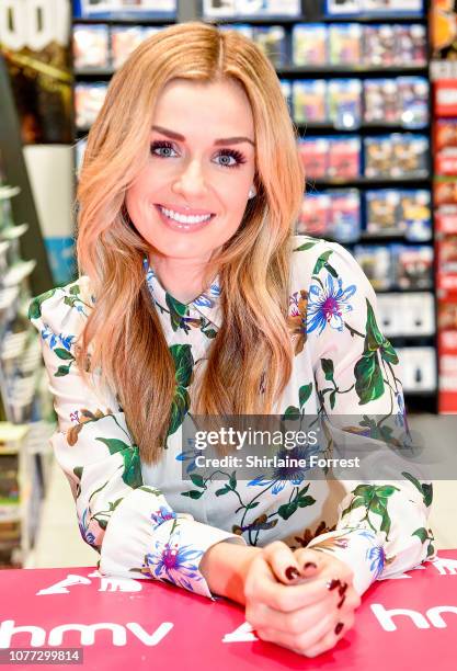 Katherine Jenkins meets fans and signs copies of her new album 'Guiding Light’ at HMV Manchester on December 04, 2018 in Manchester, England.