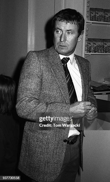 John Nettles at party for musical "Peter Pan" on November 5, 1987 in London, England.