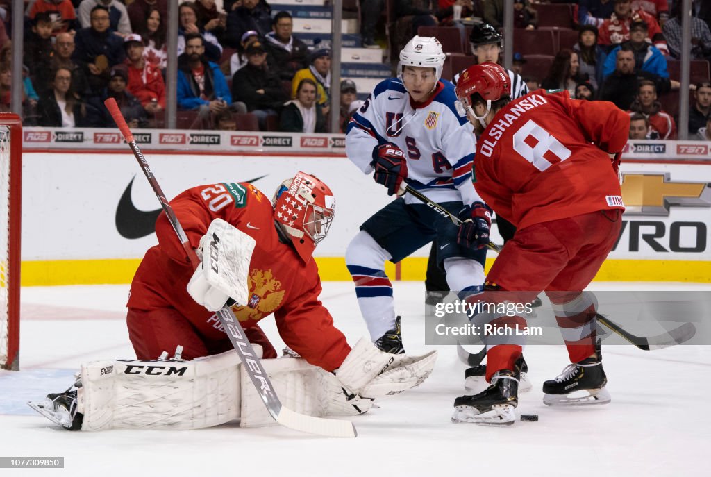 United States v Russia: Semifinals - 2019 IIHF World Junior Championship